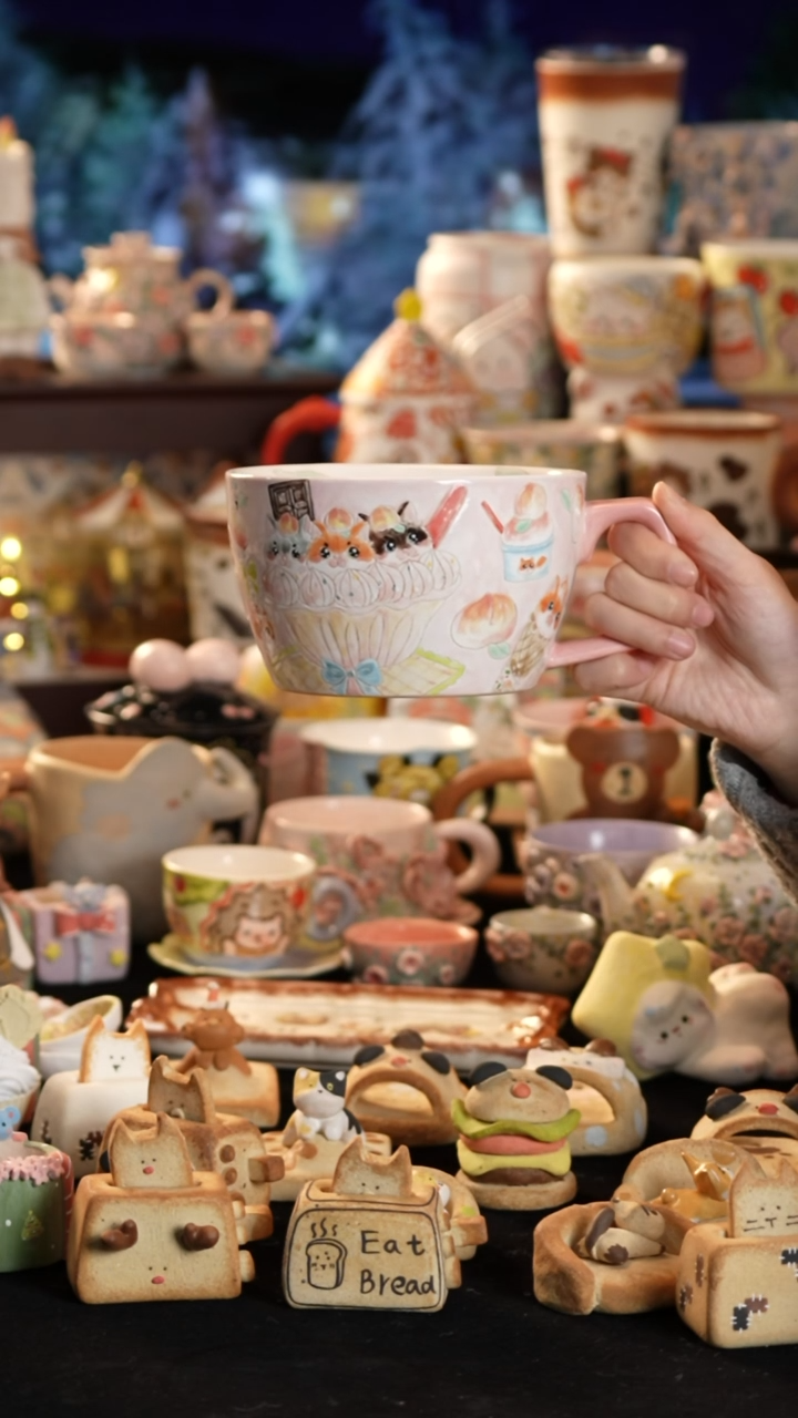 其他陶景德镇釉下彩手绘设计师款陶瓷