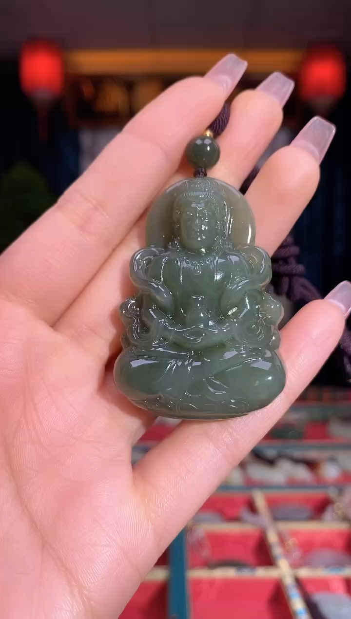 【闪购商品】和田玉颈饰未镶嵌观音