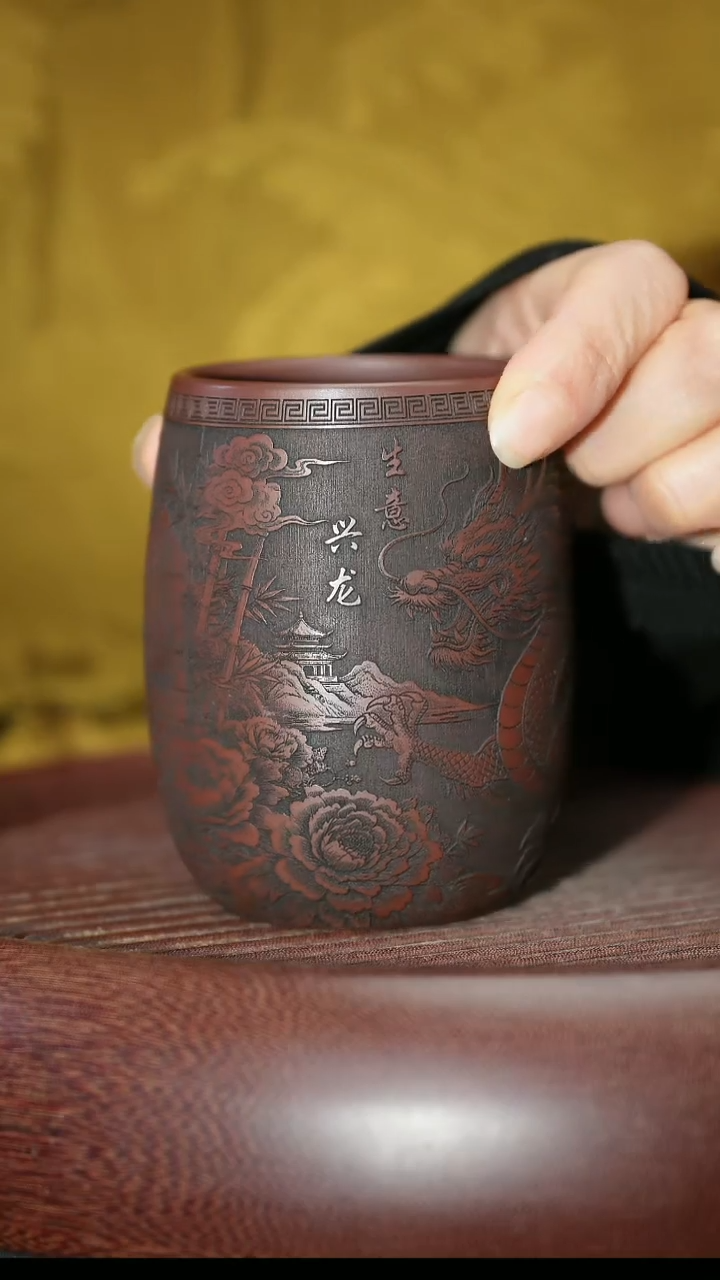 茶杯紫砂紫砂主人杯福利放漏