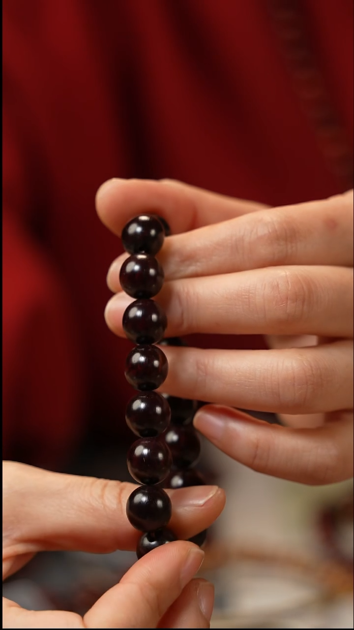 【闪购商品】降真香手串/手链红降1.2cm单圈