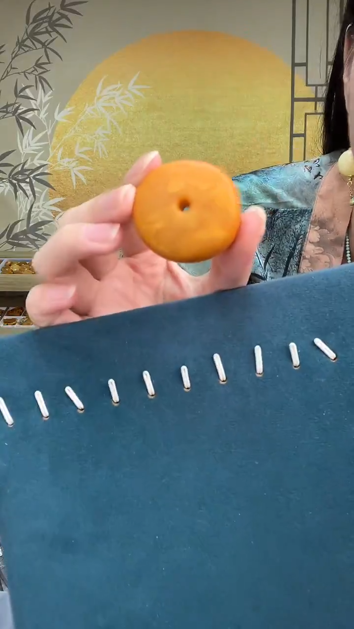 裸石琥珀未镶嵌A2400天然蜜蜡绑绳