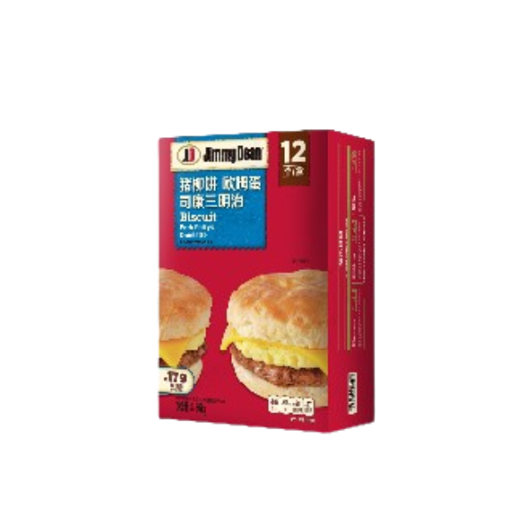 Jimmy Dean猪柳饼欧姆蛋司康三明治1.86kg