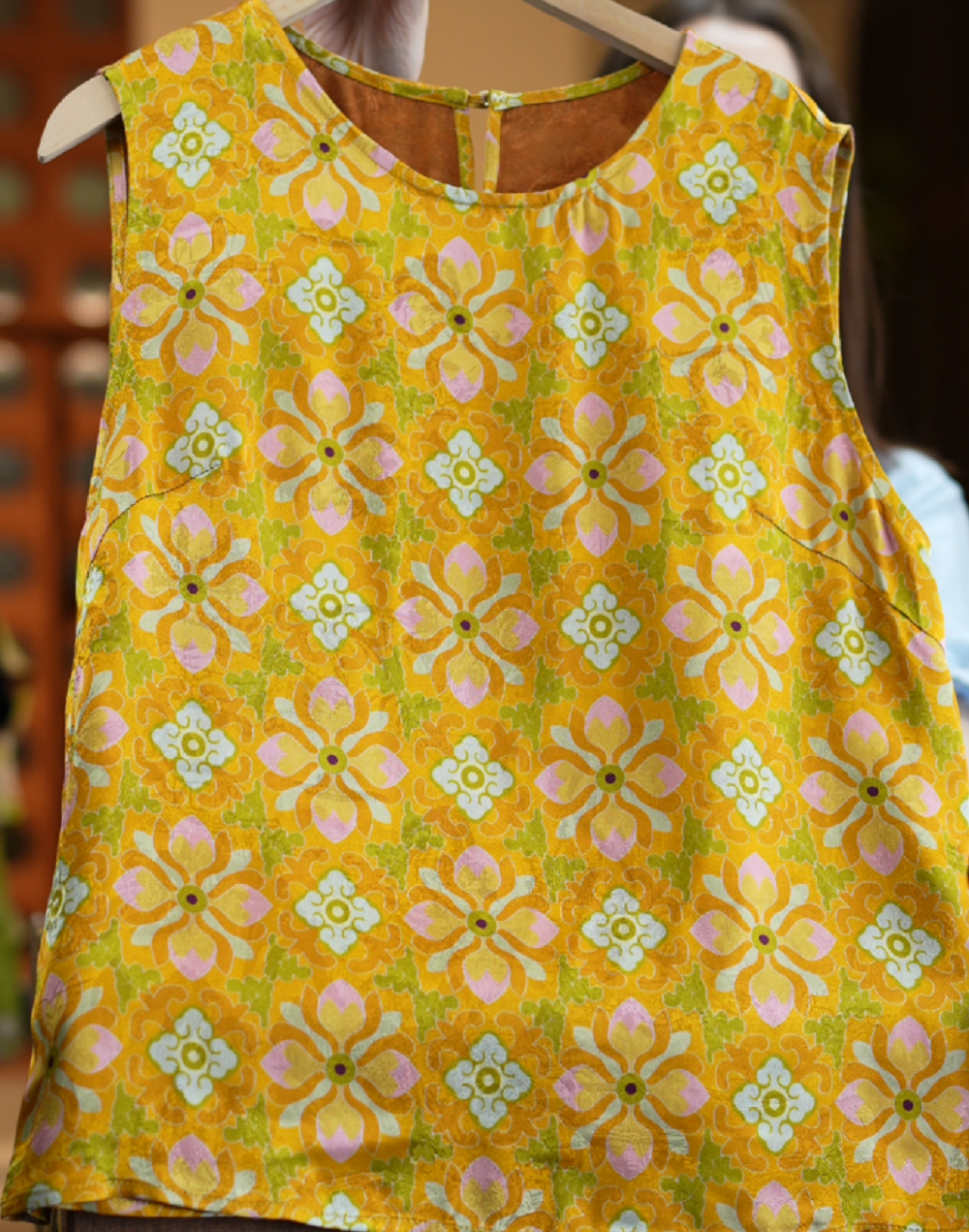 点绛唇<<非遗美学>>时尚减龄真丝上衣1187