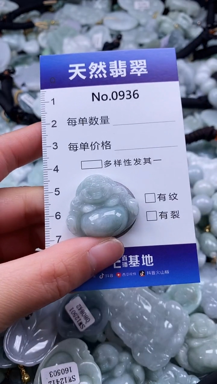 【闪购商品】翡翠颈饰未镶嵌缅甸A货翡翠0936