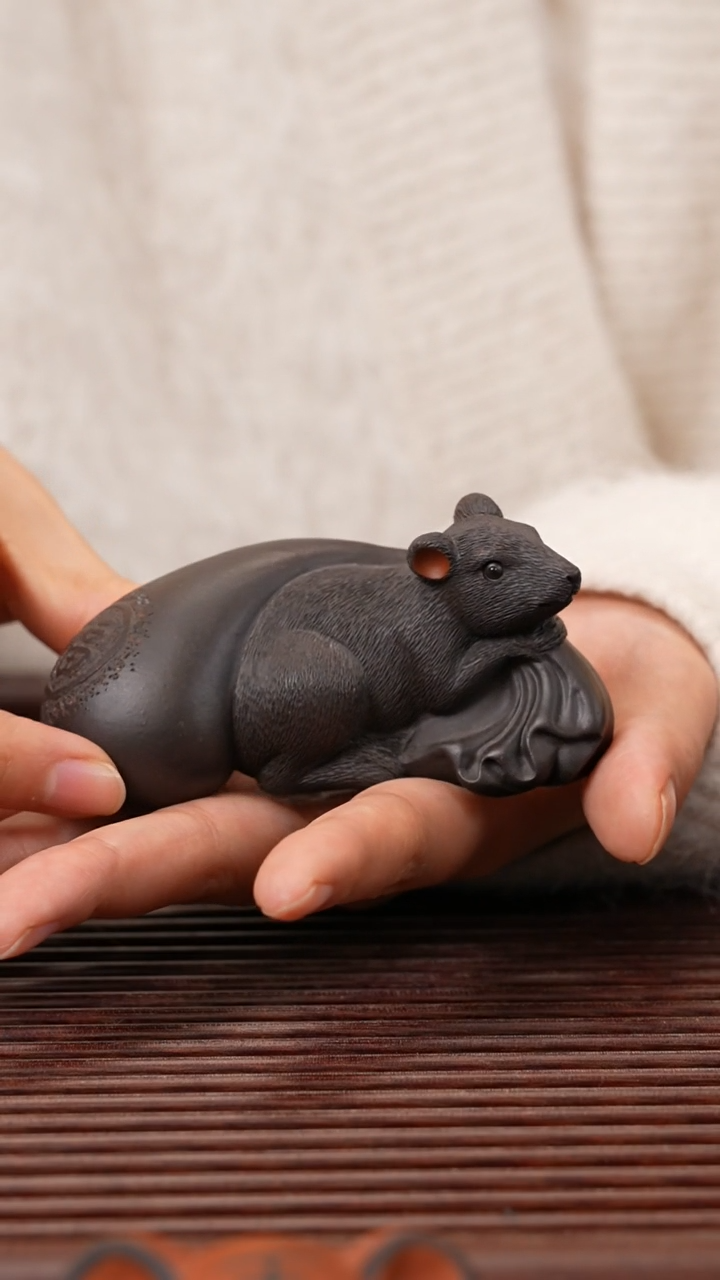 【闪购商品】紫砂茶宠袋袋数钱