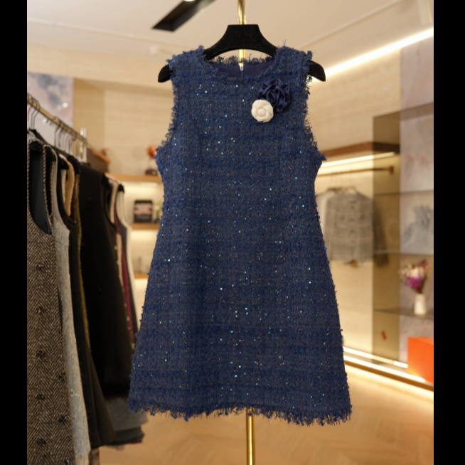 【零】2025冬季新款气质名媛减龄千金中长裙668920