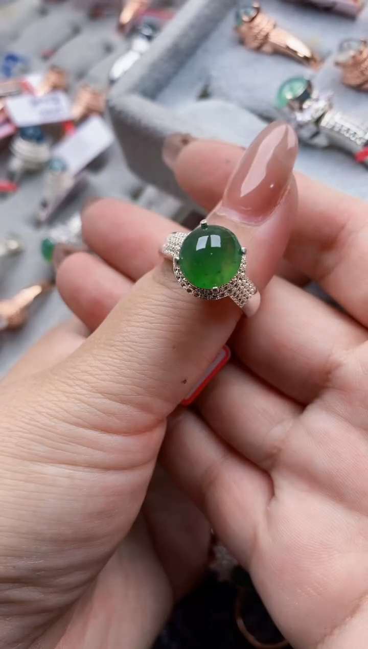【闪购商品】翡翠戒指未镶嵌555555---43