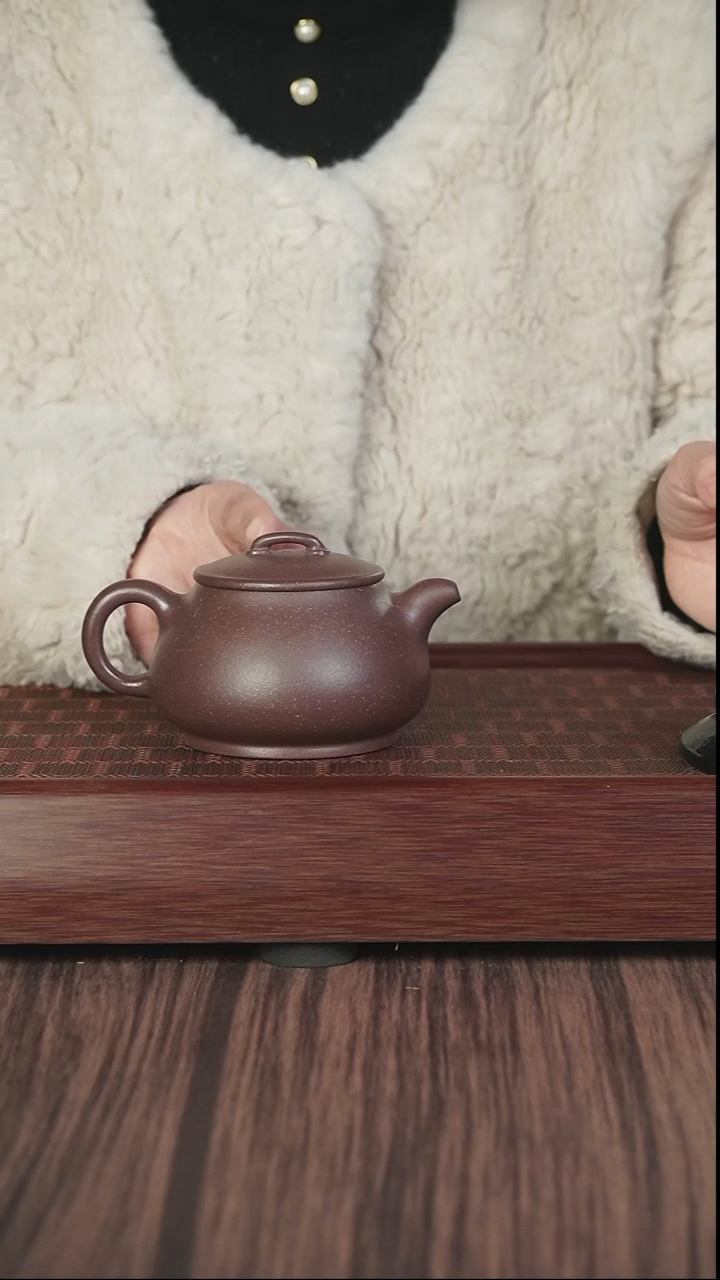 【闪购商品】紫砂茶壶粗砂天青  无相