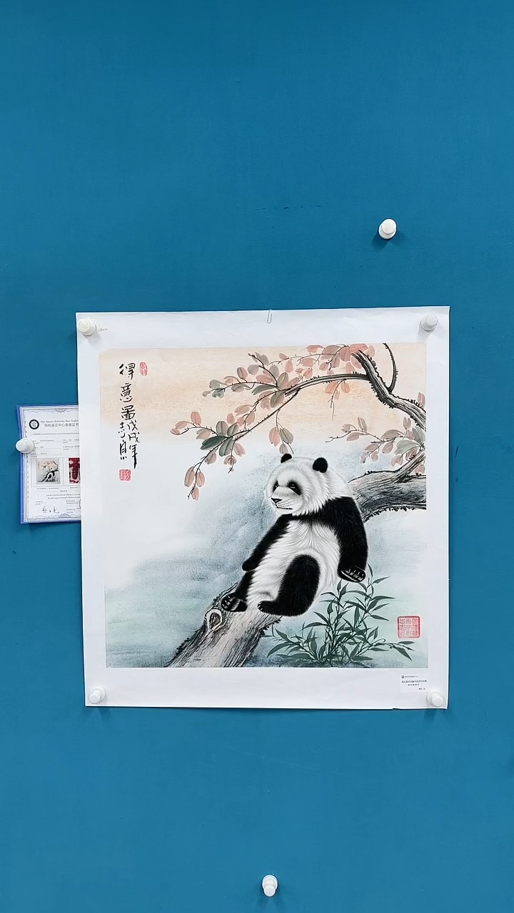 国画5.25-nn-郑志宗-斗方熊猫-47