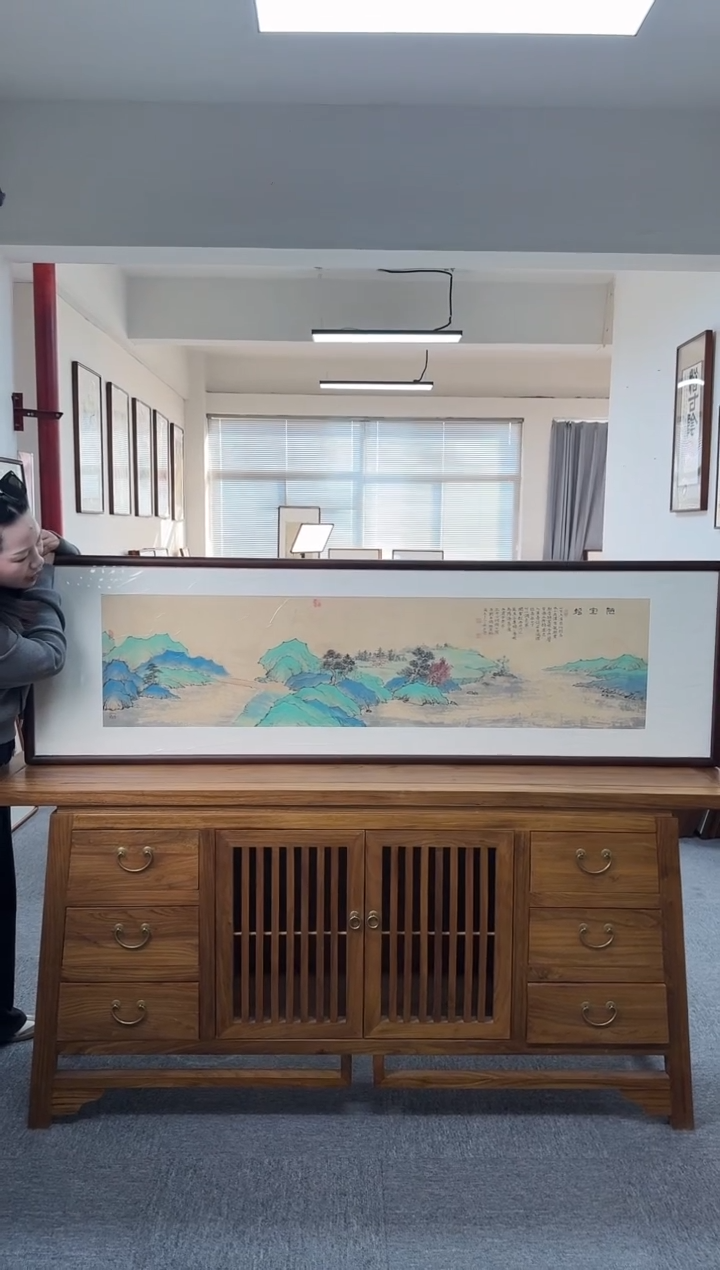 书法YHZ03-53*175尺寸手绘同款