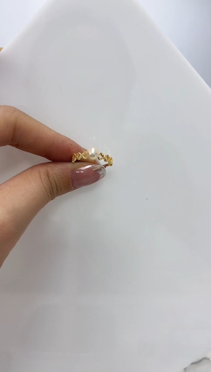 【闪购商品】海水珍珠DA银S925镶嵌戒指  C1153