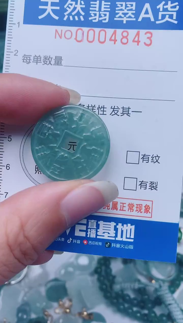 颈饰未镶嵌翡翠00004843