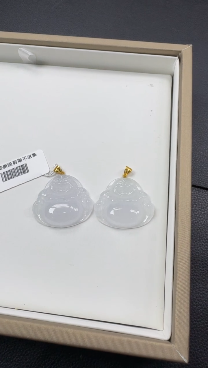 【闪购商品】翡翠颈饰18K金镶嵌YM688-5佛公多样性发一