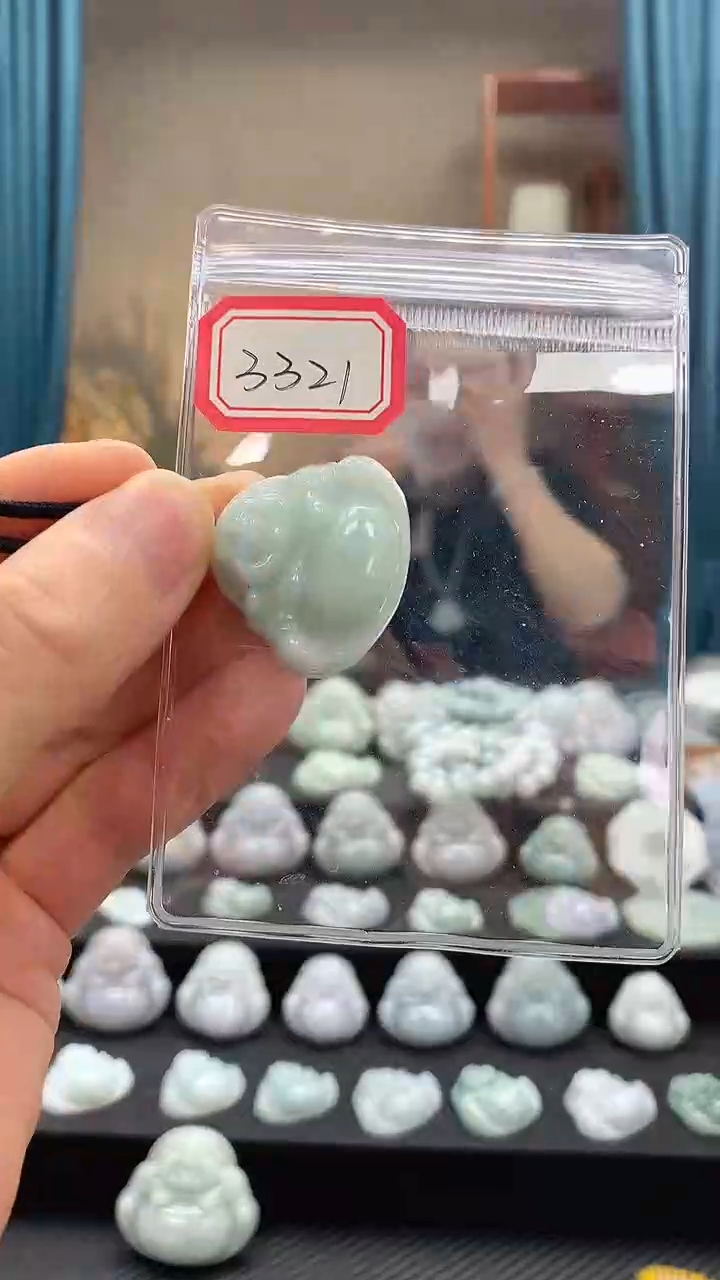 颈饰未镶嵌翡翠佛公3321