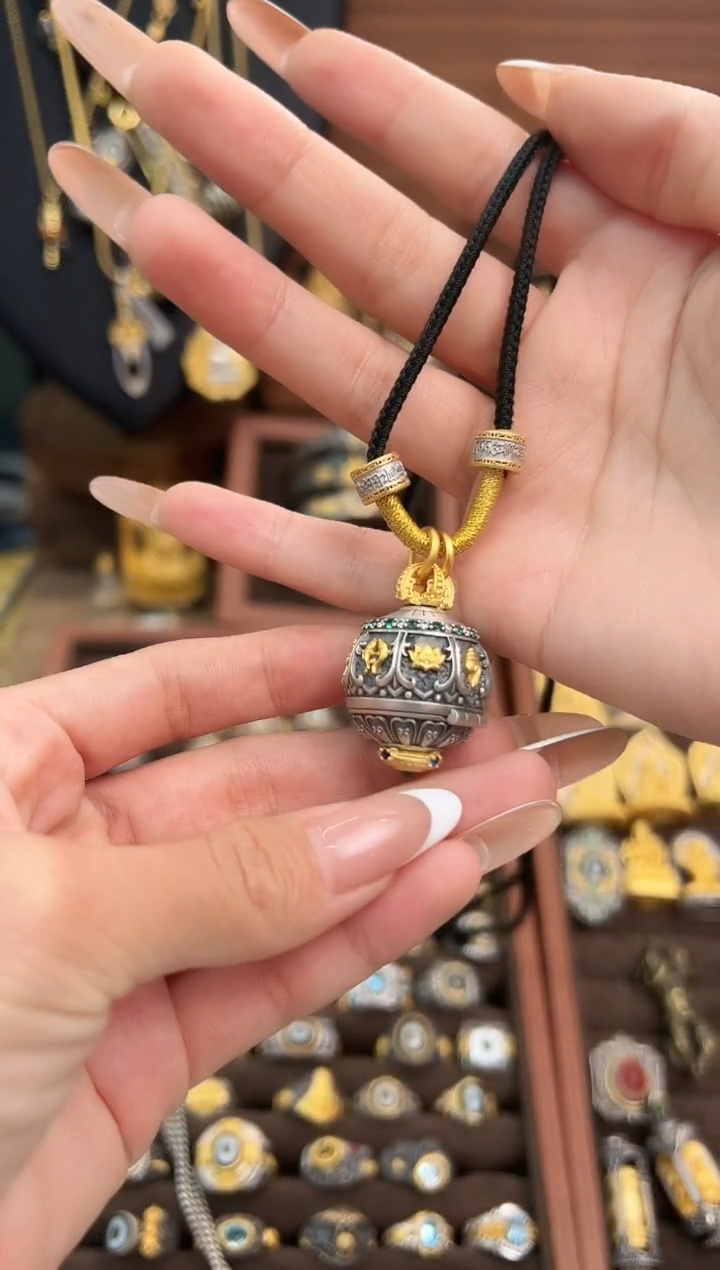 无925银释迦项链