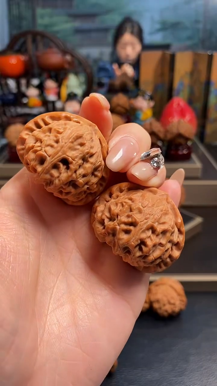 【闪购商品】文玩核桃把件A 714宫灯39尺