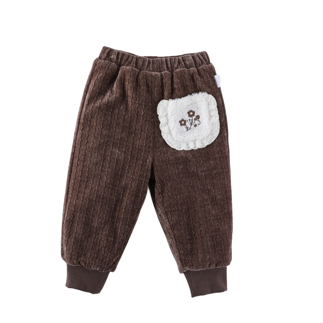 中小童冬季三层夹厚棉针织夹棉长裤83428008