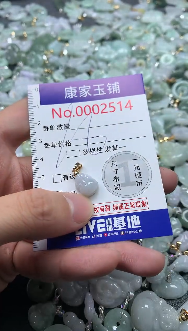 颈饰未镶嵌翡翠2514