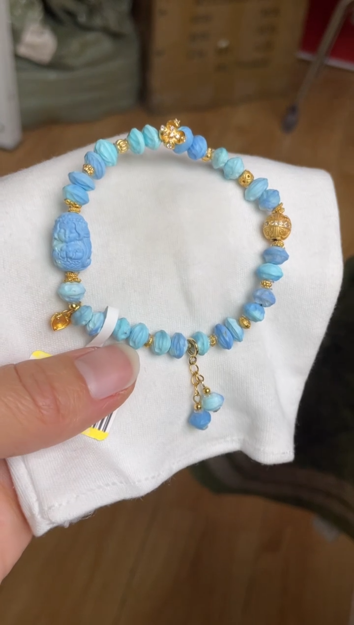 未镶嵌绿松石手串110