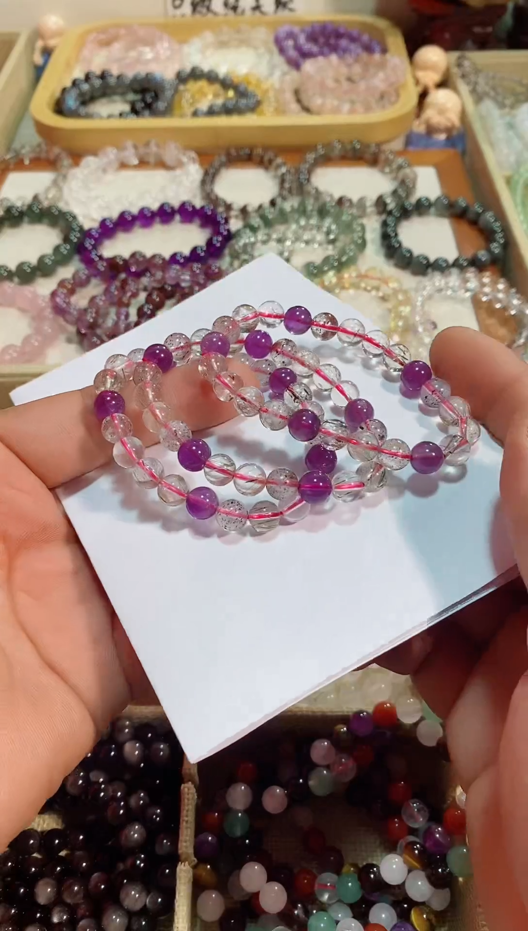 【闪购商品】水晶手链未镶嵌仙女超七8m+(多样性发其一）