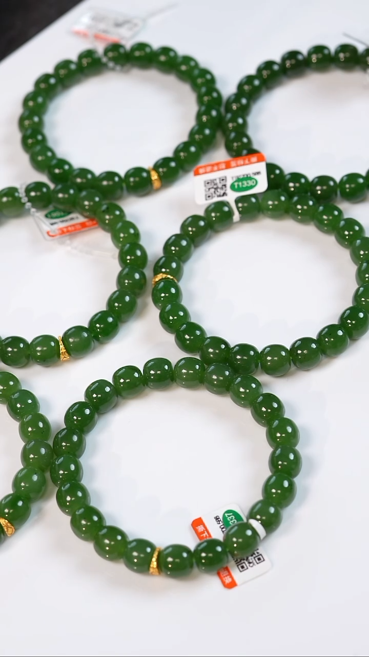 未镶嵌手串和田玉多样性发一件THTY6924