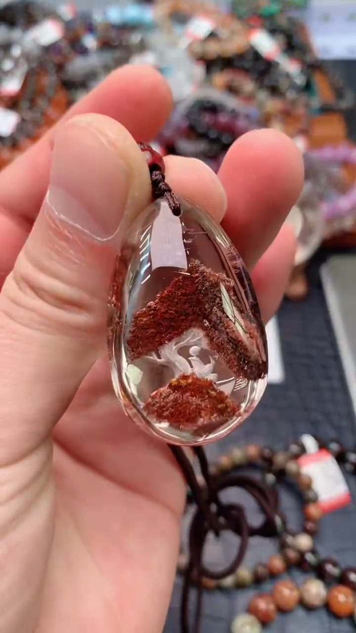 【闪购商品】水晶吊坠(赠链)未镶嵌天然120