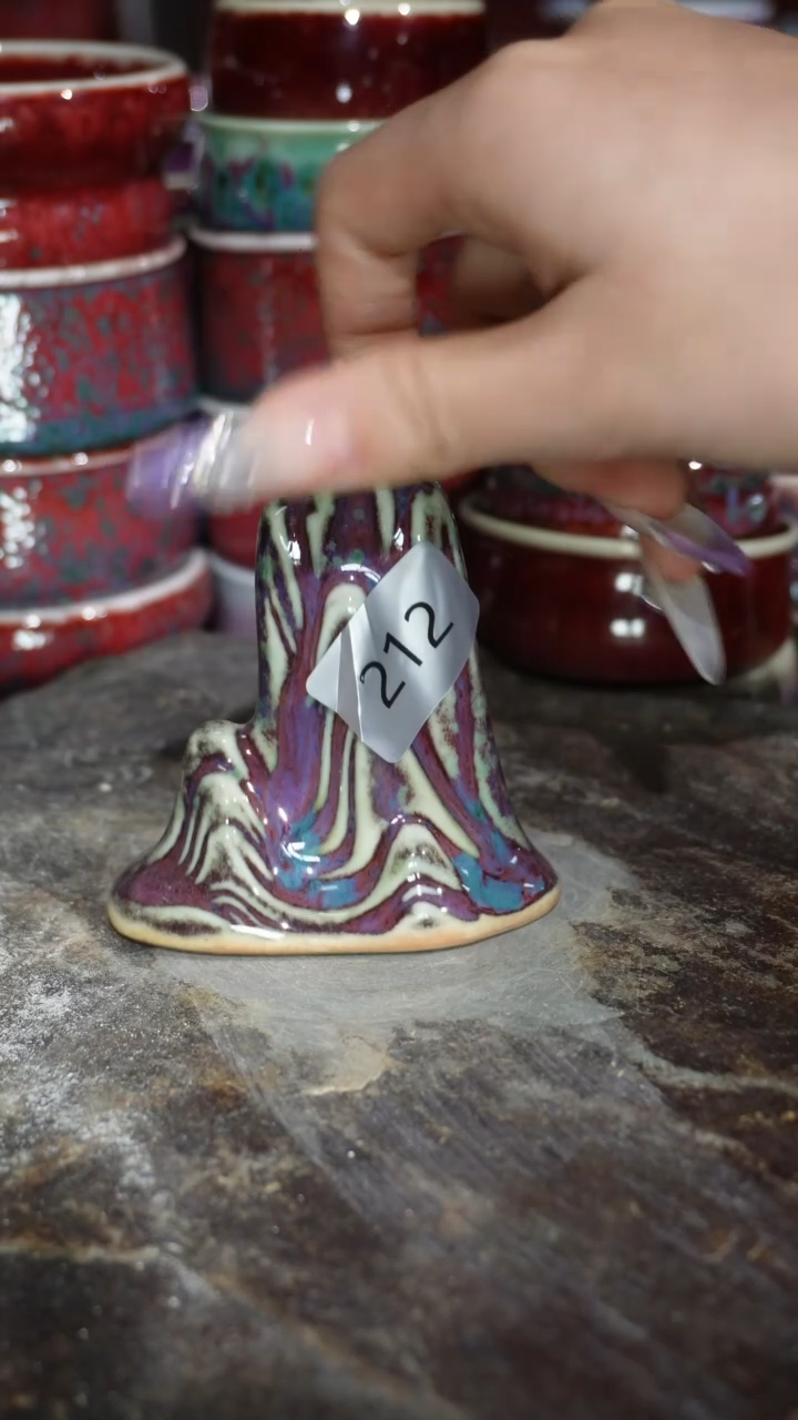 摆件陶精品窑变钧瓷茶器