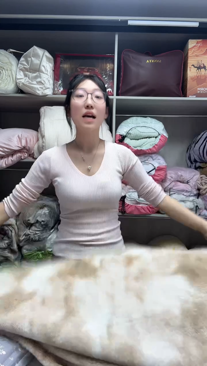 羊羔毛200*230cm兔毛被套咖色