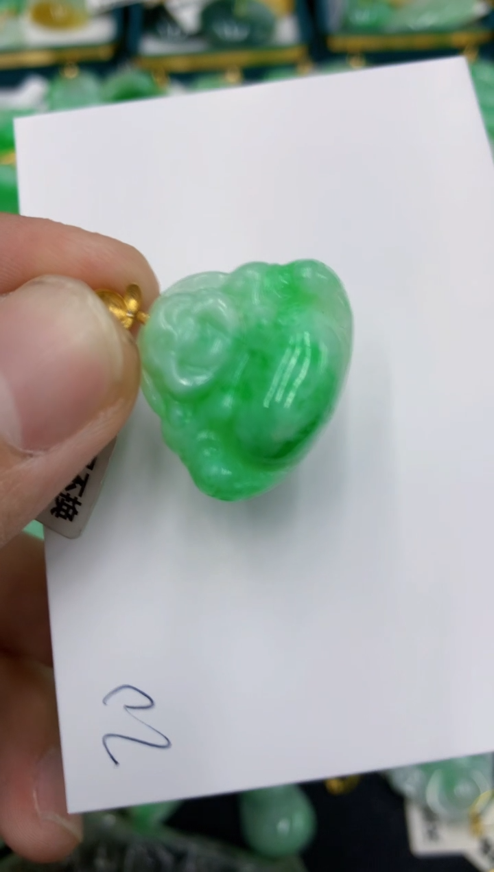 【闪购商品】翡翠颈饰18K金镶嵌11111111