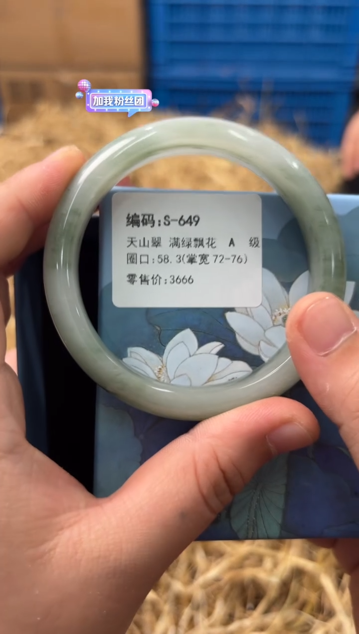 石英质玉手镯未镶嵌S-649