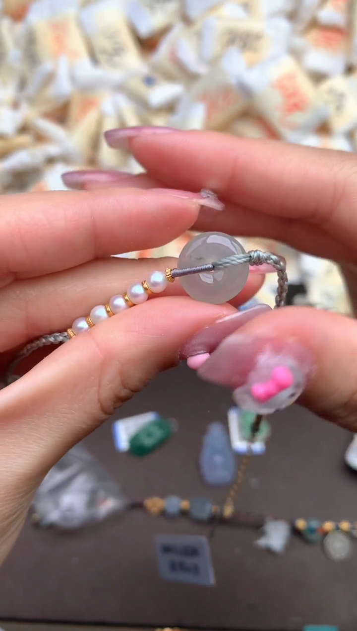 【闪购商品】翡翠手绳银S925镶嵌—