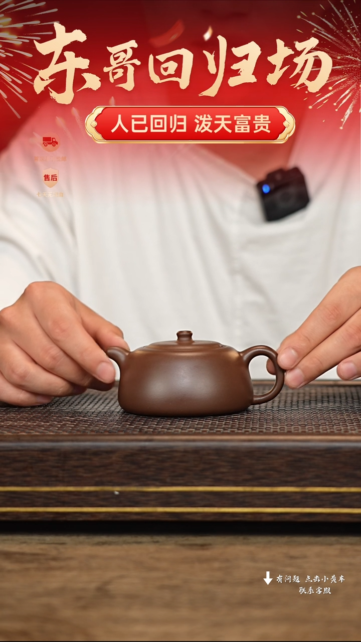 【闪购商品】紫砂茶壶冠砂甄选66