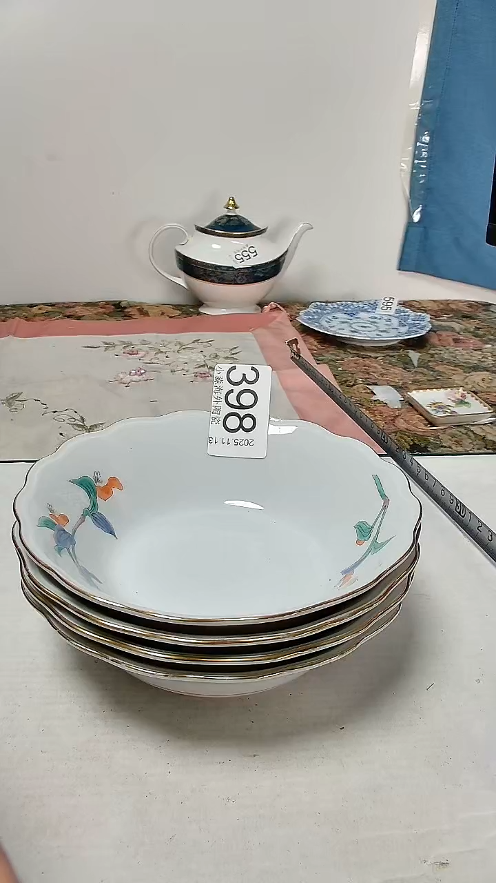 瓷片雁*飞小淼海外陶瓷工艺品