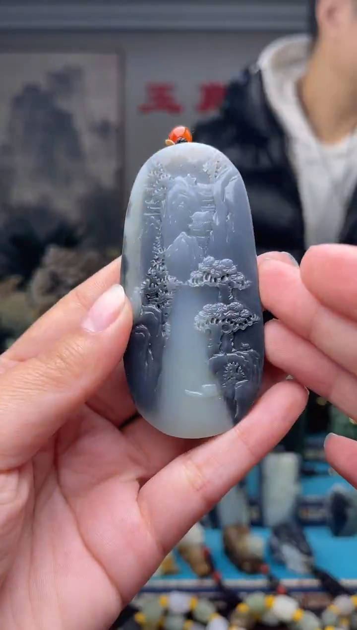 未镶嵌和田玉挂件1