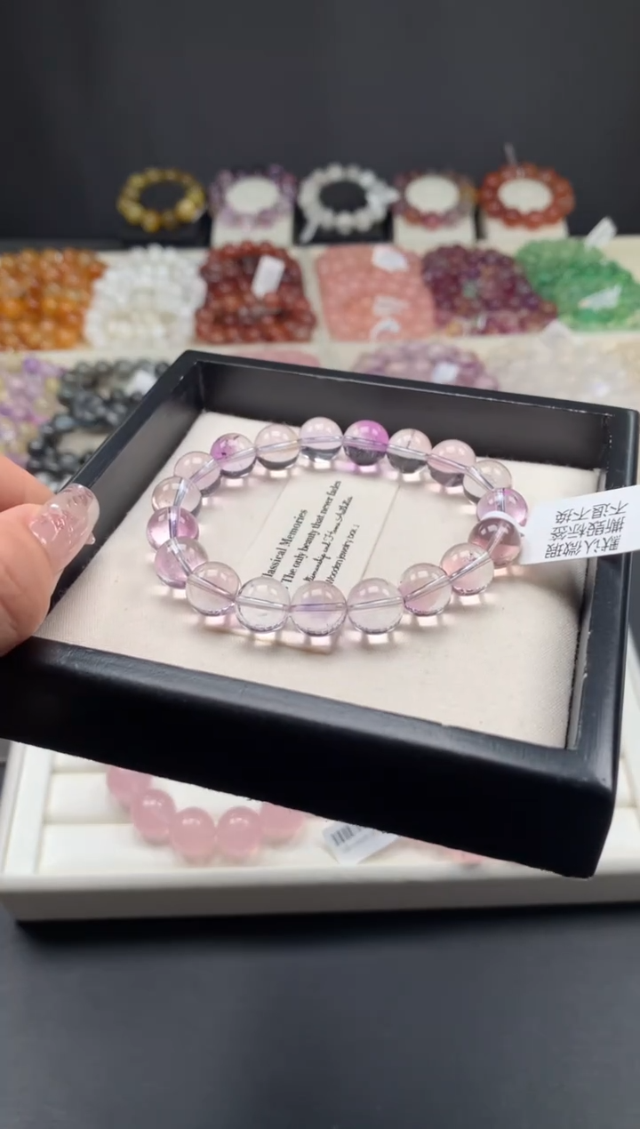【闪购商品】水晶手链未镶嵌紫阳晶10mm A32