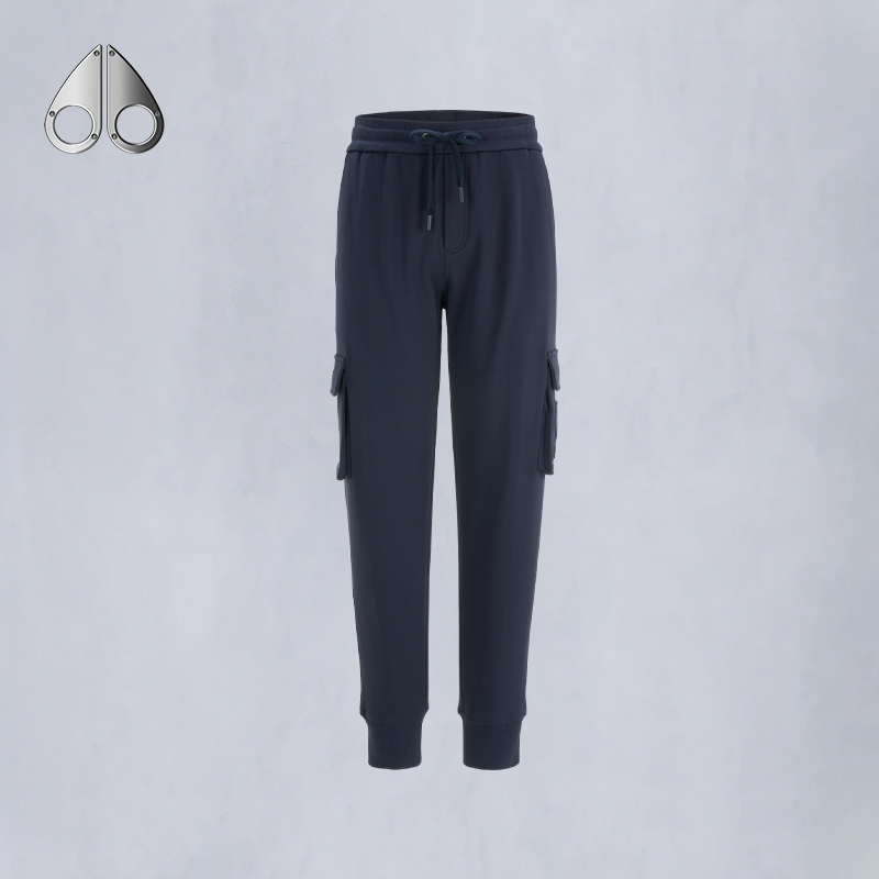 MOOSE KNUCKLES 男士小剪刀抽绳束脚卫裤M33MR777