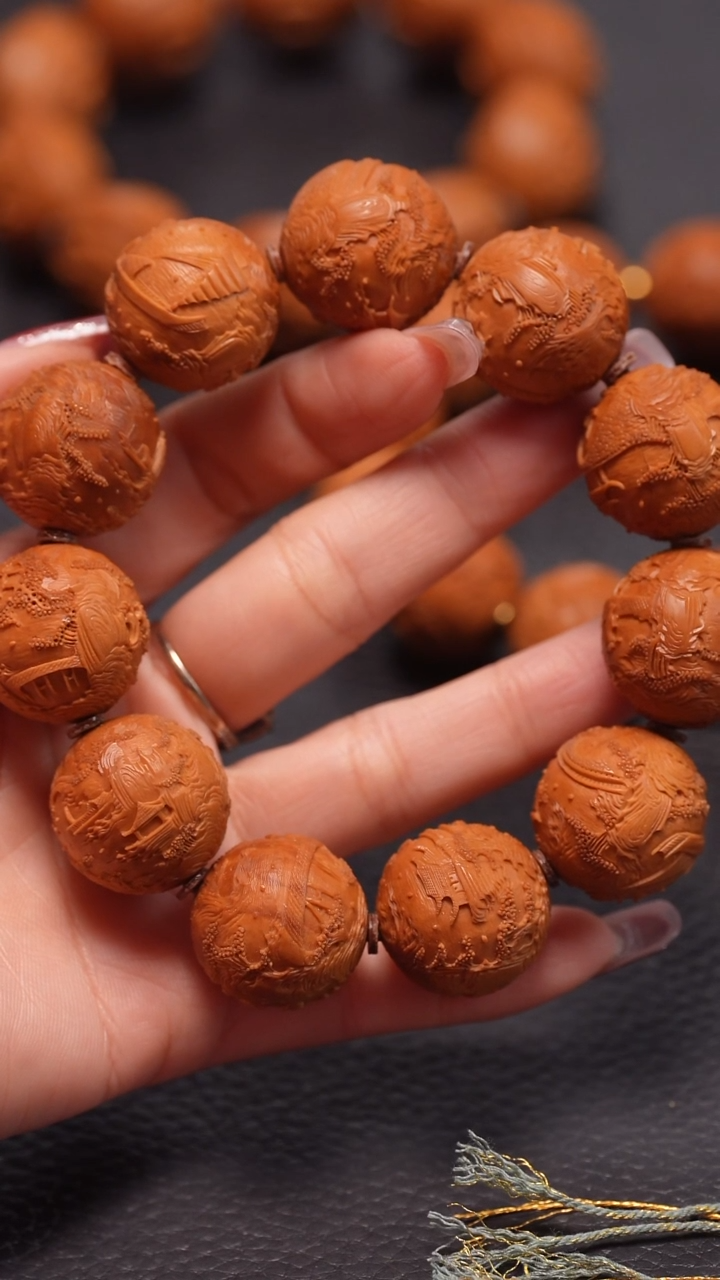 手串橄榄核2.2+大好河山