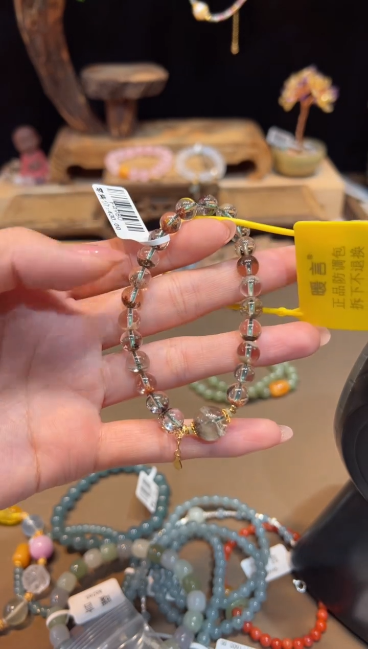 水晶手链未镶嵌手饰@@F4980