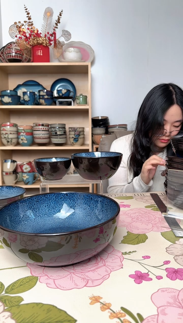 陶瓷花*星空碗3个99星空碗3个99