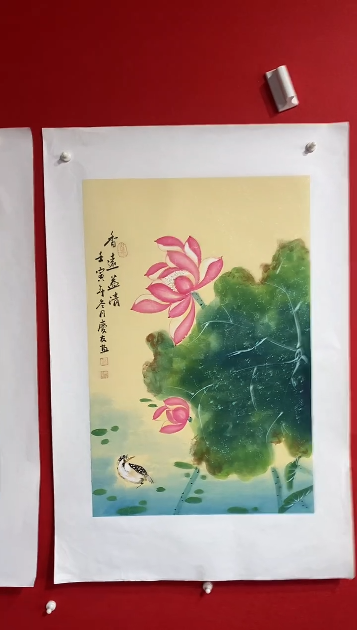 【闪购商品】国画LQY1618洋李庆友老师