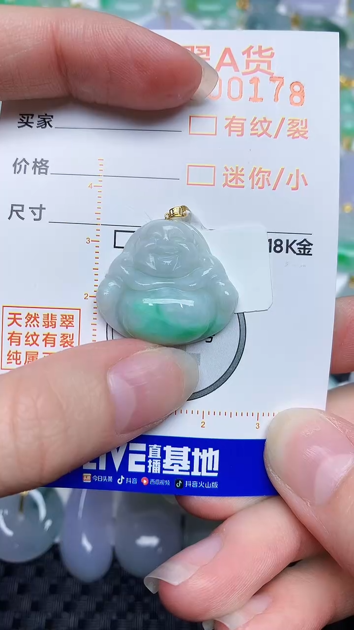 【闪购商品】翡翠颈饰18K金镶嵌8687678687