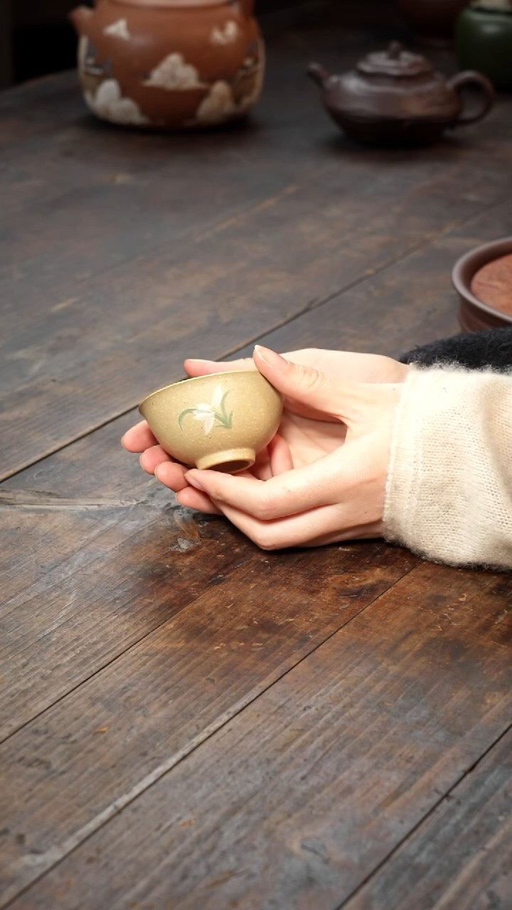 【闪购商品】紫砂茶壶紫砂茶壶兰花段泥杯