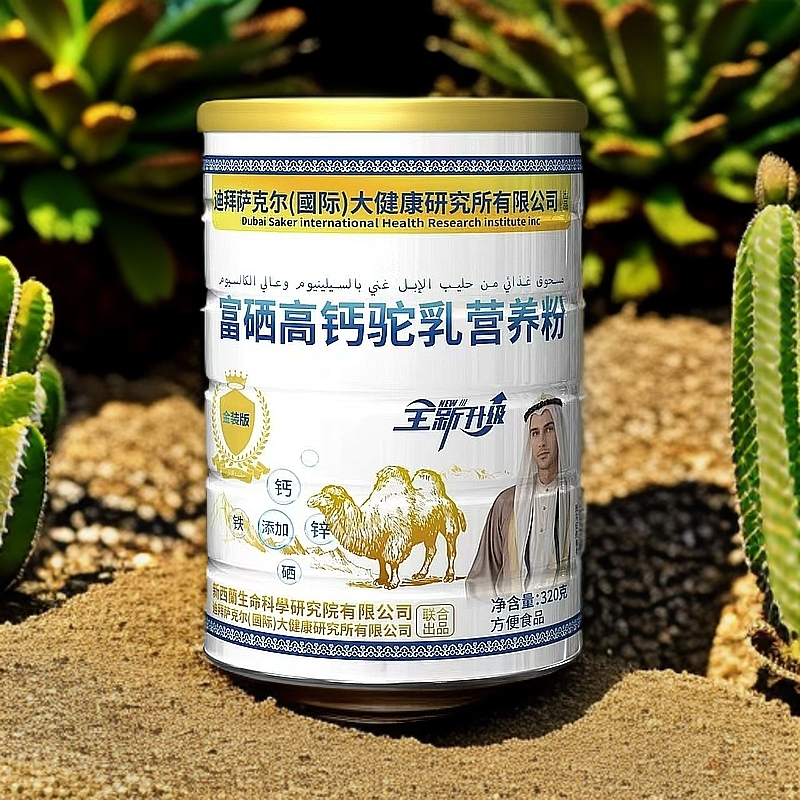 【官方正品】富硒高钙驼乳营养粉- 320g/桶