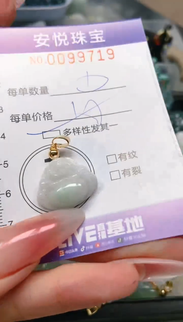 【闪购商品】翡翠颈饰未镶嵌闪购0099719多样性发其一