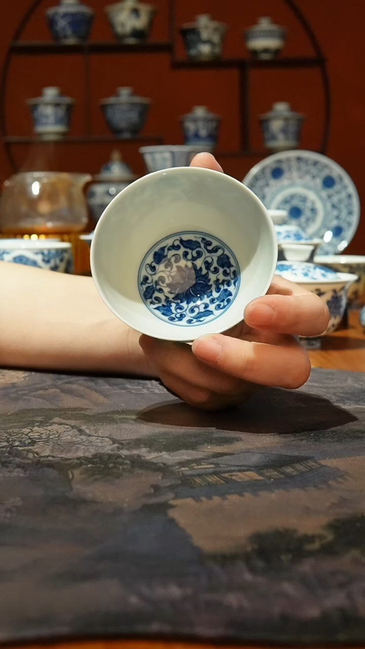 【闪购商品】景德镇镹曰陶柴窑手工手绘