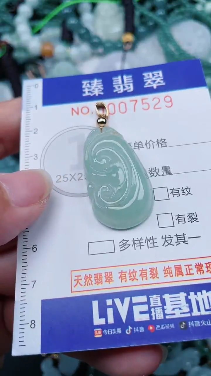 颈饰未镶嵌翡翠.0007529