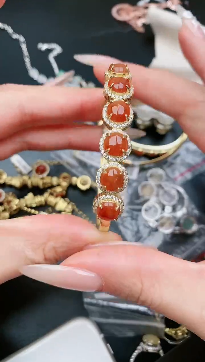 翡翠戒指银S925镶嵌.....