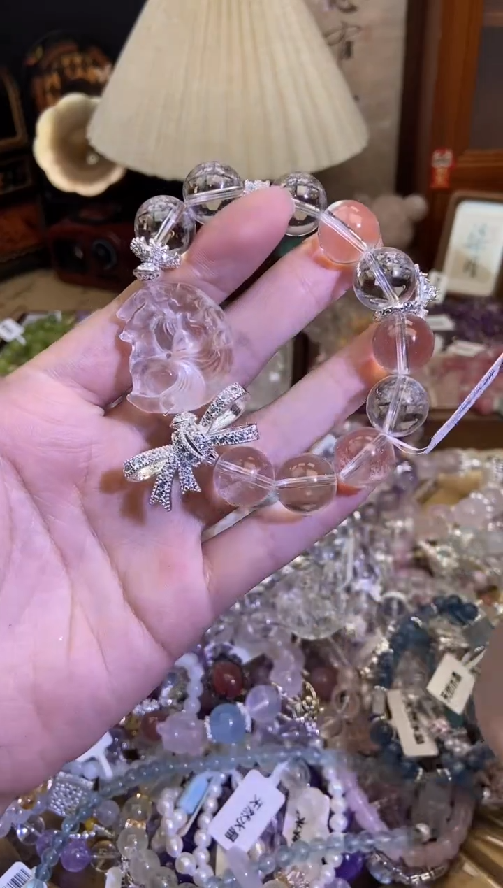 水晶手链未镶嵌3681手串