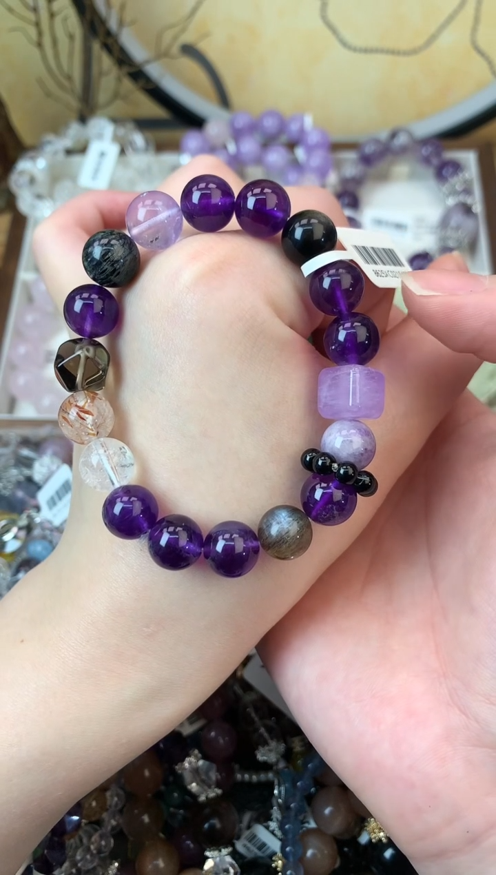 【闪购商品】紫晶手链未镶嵌104手串
