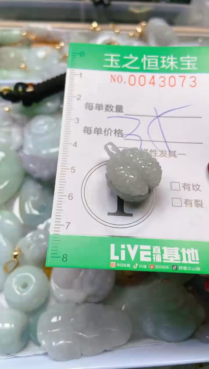 【闪购商品】翡翠颈饰未镶嵌闪购0043073